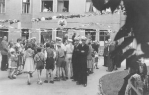 Hoffest Anfang der 50er Jahre ©  Ingrid Bläsing